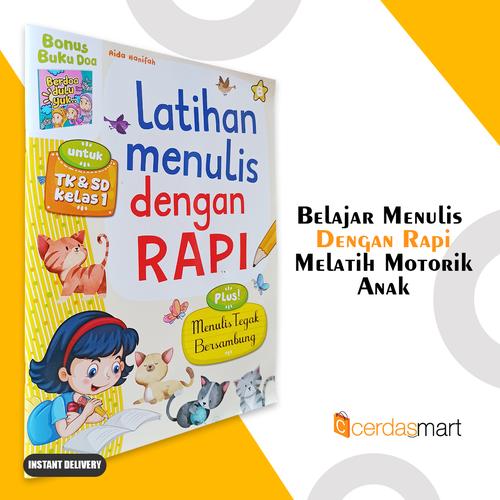 Gambar BUKU ANAK TK PAUD: LATIHAN MENULIS DENGAN RAPI BONUS BUKU DOA dari cerdas media Kota Depok Tokopedia