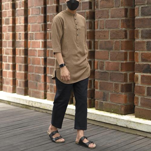 Gambar Kurta nu'man twotone - Methyl blue, M dari moslemepic Kota Yogyakarta Tokopedia
