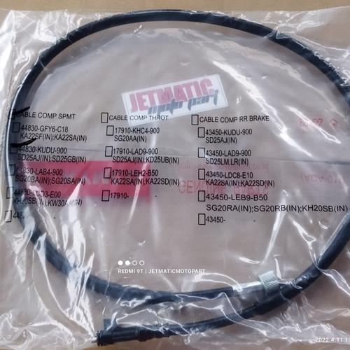 Jual Cable Comp Speedo meter Kymco Trend,Metica,SR,Xtr - Kab. Bekasi ...