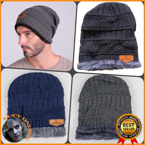 Kupluk Wool Winter Beanie Hat - Gray 