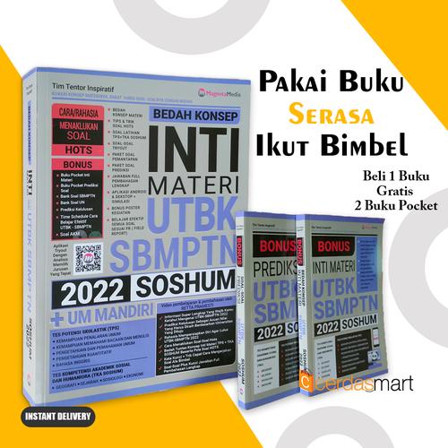 Gambar BEDAH KONSEP INTI MATERI UTBK SBMPTN SOSHUM 2022 + UM MANDIRI dari cerdas media Kota Depok Tokopedia