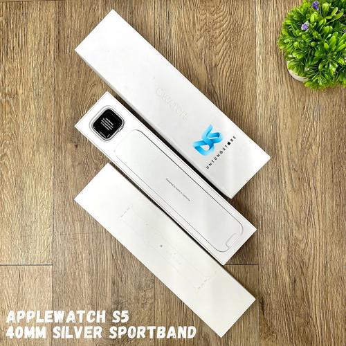 Jual Apple Watch Series 5 40mm Silver Sportband Second Bekas Fullset Ori -  Jakarta Selatan - Untung Store Fatmawati | Tokopedia