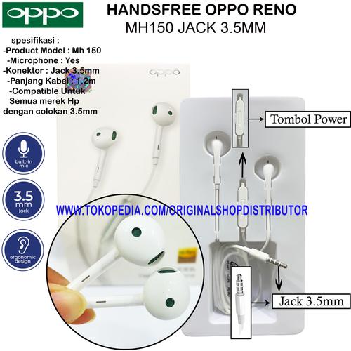 Jual Handset Handsfree Earphone Oppo 
