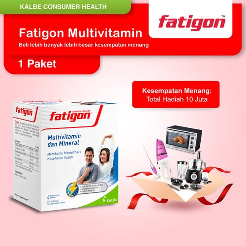 Gambar Fatigon Multivitamin 1 Box isi 10 Strip x 6 Kaplet dari Kalbe Consumer Health Kota Tangerang Selatan Tokopedia