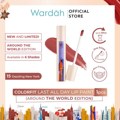 Gambar NEW! Wardah Colorfit Lip Paint Around the World - Lip Cream - 00. A. Jakarta dari Wardah Official Jakarta Selatan Tokopedia