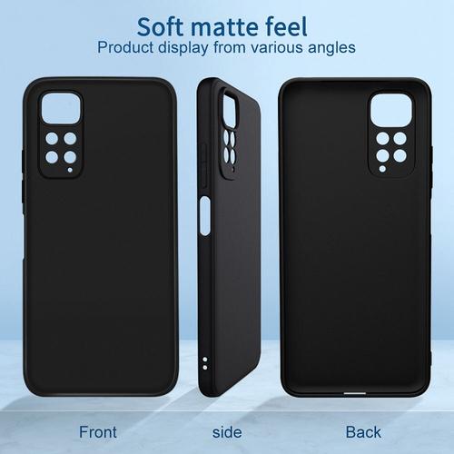 Jual ELEGANT SOFT BLACK XIAOMI REDMI NOTE 11 / NOTE 11 PRO 4G 5G Back ...