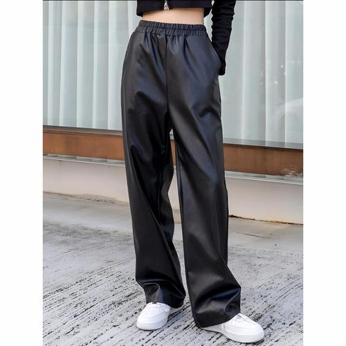 Jual PANTS LEATHER ELASTIC WAIST 