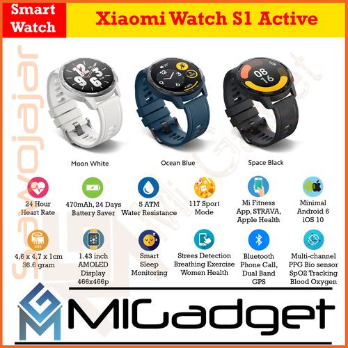 Promo Xiaomi Watch S1 Active Smartwatch Jam Tangan Garansi Resmi - Blue -  Kota Malang - Mi Gadget Sawojajar | Tokopedia