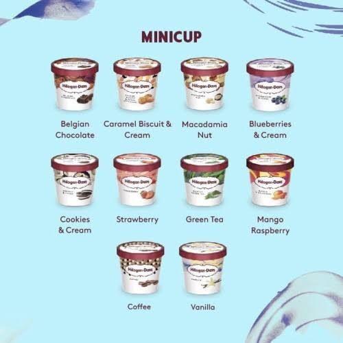 Jual ICE CREAM HAAGEN DAZS MINI CUP 100 ML - Kab. Tangerang - Somurato ...