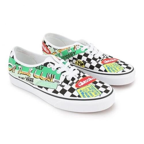 vans authentic checkerboard true white