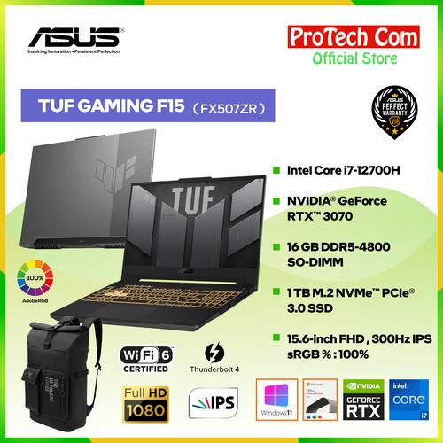 Promo ASUS TUF GAMING F15 FX507ZR i7 