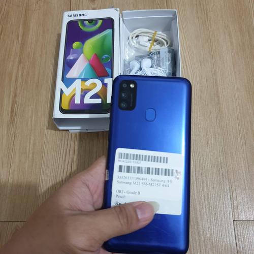 Jual Samsung M21 Sm M215f Ram 4 64gb Mulus Second Jakarta Barat Serbashop12 Tokopedia