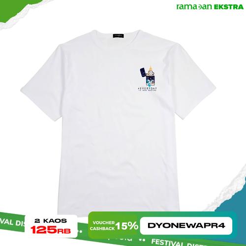 Gambar Dailyoutfits Limitted Kaos Hashtag White Unisex Premium Quality - M dari Daily Outfits DYO Kota Tangerang Tokopedia