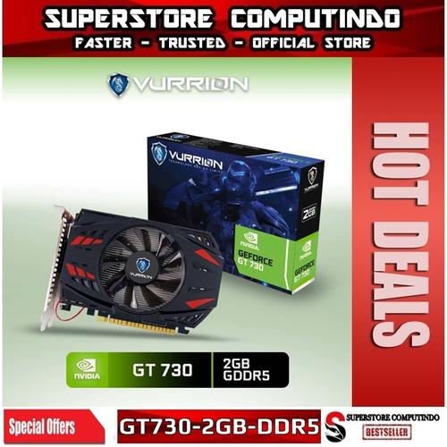 Promo VGA NVIDIA VURRION GT 730 GT730 2GB DDR5 di Superstorecomputindo  Tokopedia