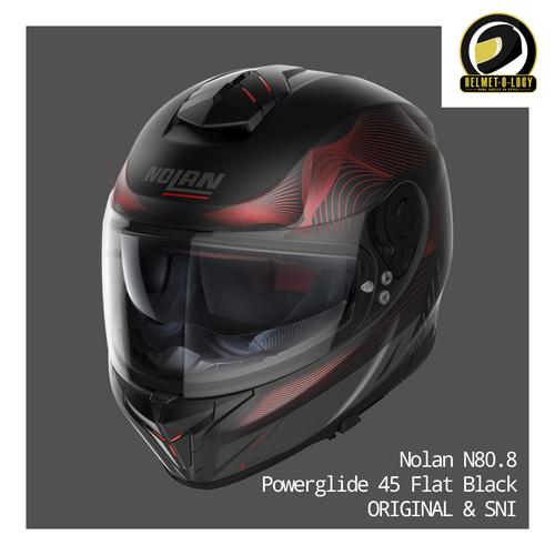 Flat Black N80-8 N808 Helm Full Face 