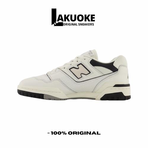 Jual SEPATU NEW BALANCE 550 SEA SALT CREAM BLACK ORIGINAL Jakarta