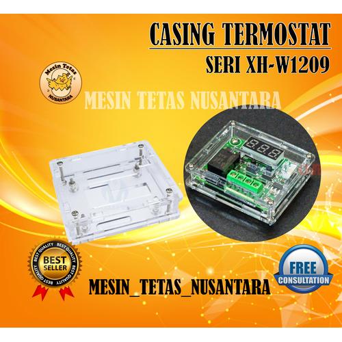 W1209 Caixa Acrílica Transparente Controlador Térmico, Tampa Transparente (não I - Foto 4