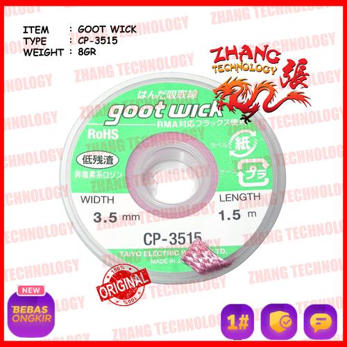 Solder Wick GOOT CP-2515 - Neuf Dans Son Emballage D'origine