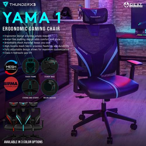 Jual ThunderX3 YAMA1 Ergonomic Gaming Chair Hitam Kota Semarang