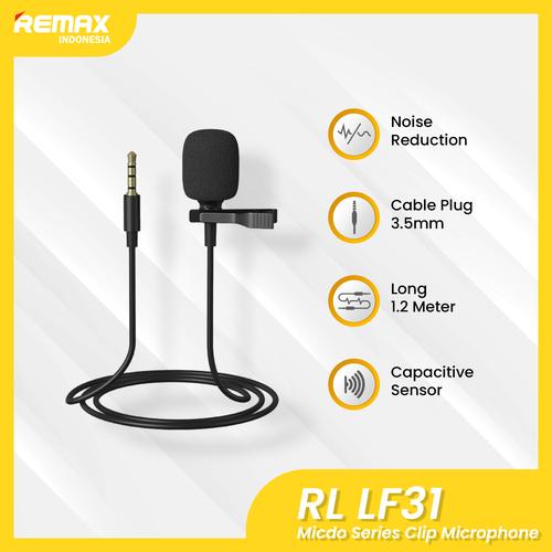 Gambar Remax RL-LF31 Micdo Series Clip Microphone dari Remax Indonesia Official Jakarta Pusat Tokopedia