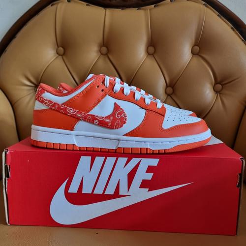 off white dunk low orange
