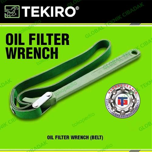 Jual kunci oli filter sabuk tekiro 9 inch/ oil filter wrench belt 9" Kab. Tangerang GLOBAL