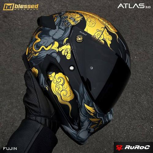 Jual helm ruroc atlas 2 0 original - Kab. Bekasi - Ciplong acc | Tokopedia