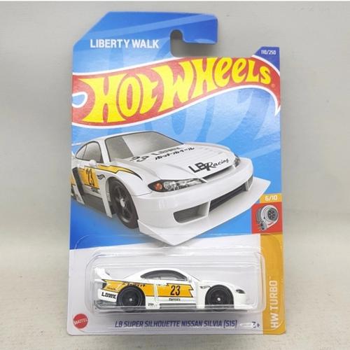 Jual Hot wheels LB Super Silhutte Nissan Silvia S13 Liberty Walk Putih
