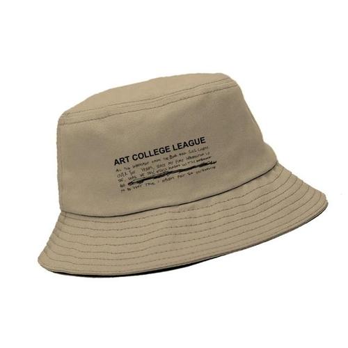 ART COLLEGE BUCKET HAT - Cream 