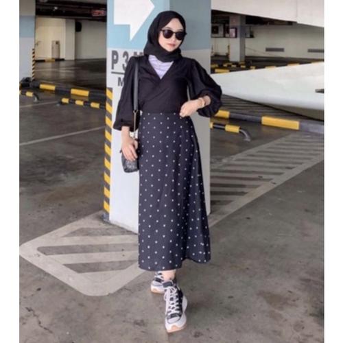 Jual One Set Atasan Wrap Top \u0026 Rok 