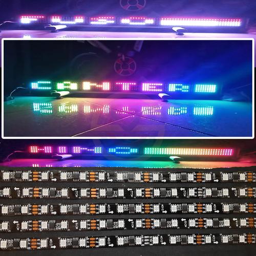 Gambar Lampu Strobo Text 5 Baris ±100 Animasi - 120cm - 24ic, Animasi Text dari SMC Shop. Kota Medan Tokopedia