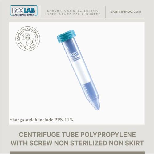 Jual ISOLAB CENTRIFUGE TUBE POLYPROPYLENE WITH SCREW 15 ml (pcs