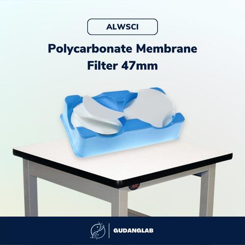 47mm 0.45 Micron Hydrophobic Disc Filters AMTAST PTFE Membrane Filters - 47mm Hydrophobic 0.45µm Pore Size, Pack Of 50 Chemical Resistant Filters