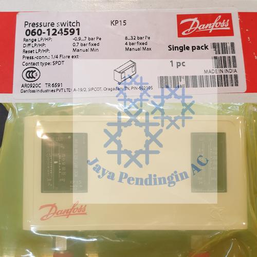 Jual Danfoss Pressure Switch KP15 LP/HP Jakarta Barat Jaya