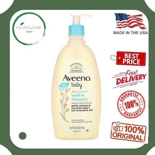 aveeno baby wash & shampoo 532ml