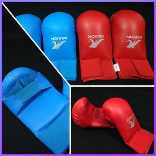 Jual Hand Protector Karate Muvon Basic Biru, L Kota Depok o2tc taekwondo sport Tokopedia