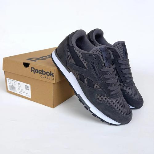 reebok leather grey