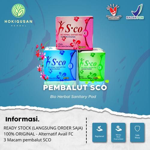 Gambar Pantyliner S.CO Hijau / Pembalut Harian Pantyliner SCO Hijau dari Hokigusan_herbal Kota Depok Tokopedia