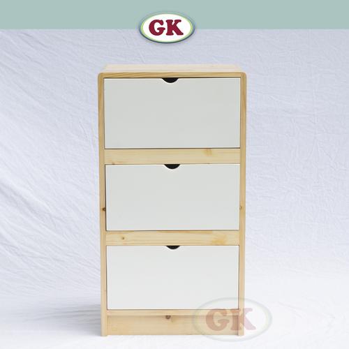 Jual Meja nakas laci kayu jati belanda bed side table 2 laci natural