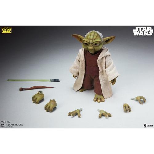 CLONE WARS YODA SIXTH SCALE FIGURE 