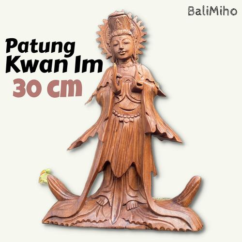 Jual Patung Dewi Kwan Im Kayu Patung Dewi Kwan in Patung Dewi Guan yin