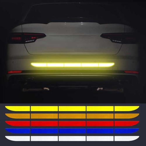 Jual Stiker 3D Reflector Bumper Belakang Mobil Sticker Reflektor Set ...