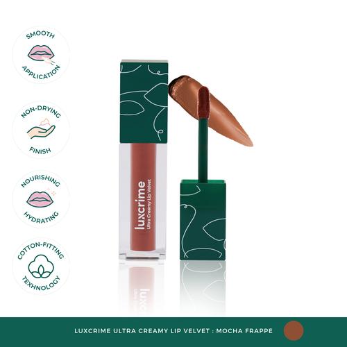Gambar Luxcrime Ultra Creamy Lip Velvet - Mocha Frappe dari luxcrime Jakarta Timur Tokopedia