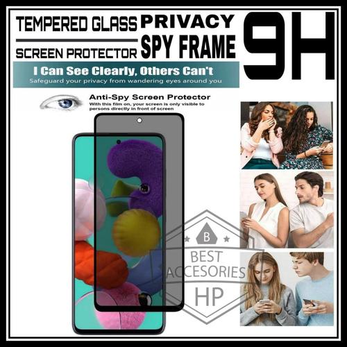 Jual XIAOMI REDMI NOTE 10 PRO / MAX TEMPERED GLASS SPY FRAME PRIVACY