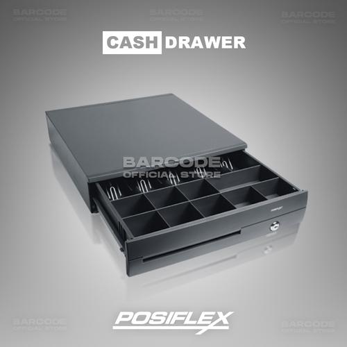 Jual CASH DRAWER POSIFLEX CR4100 RJ11 LACI UANG PENGGANTI POSIFLEX