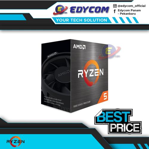 Gambar Processor AMD Ryzen 5 5600 6 Cores 12 Threads Socket AM4 dari Edycom undefined Tokopedia