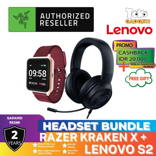 Jual Razer Kraken X + Lenovo Smartwatch S2 Golden Wired Headset - Jakarta  Barat - Gadgets Pro | Tokopedia