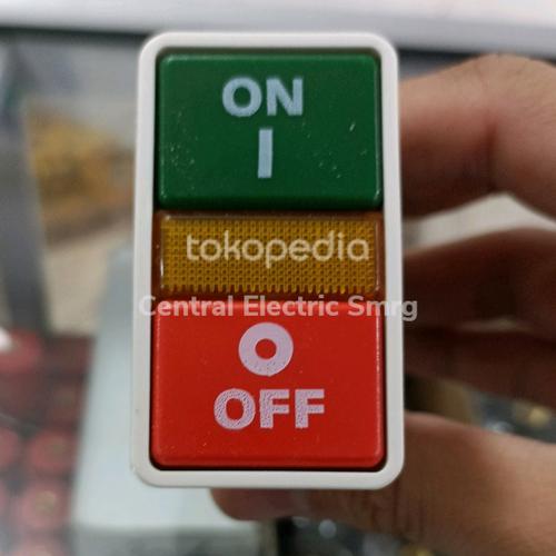 Jual Double Tombol Push Button On Off Panel dengan Lampu PB30N 30mm 30 ...