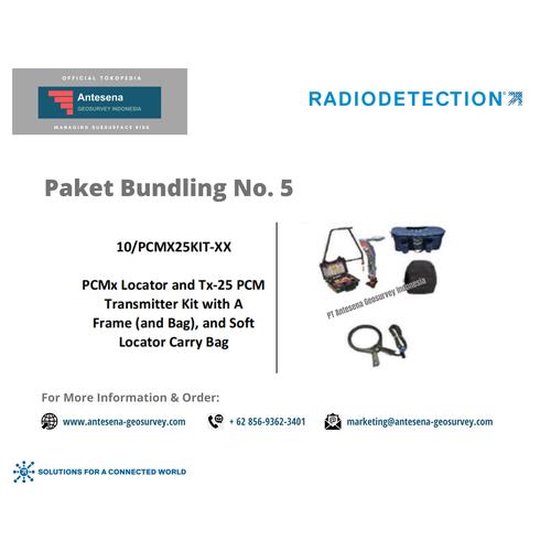Jual Radiodetection PCMx Pipeline Current Mapper Plus Clamp Paket Bundling Kab. Bogor