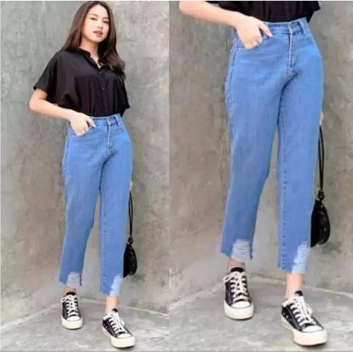 Jual CELANA JEANS BOYFRIEND WANITA 